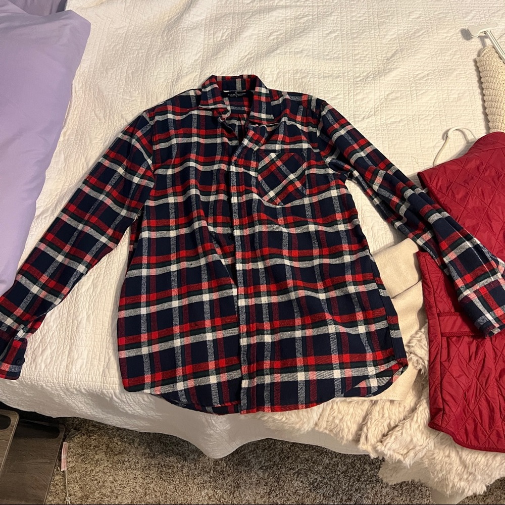 Red plaid flannel